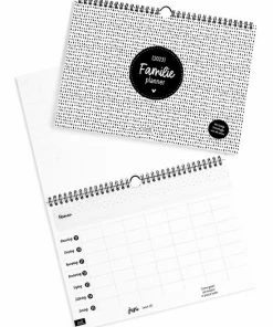 Beste Verkoop 😀 Zoedt - Familieplanner 2023 - A4 - Met Boekenlegger Voor Namen - Zwart Wit - Ringband 🛒 -ACROPAQ Shop 550x704 2