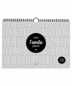 Beste Verkoop 😀 Zoedt - Familieplanner 2023 - A4 - Met Boekenlegger Voor Namen - Zwart Wit - Ringband 🛒