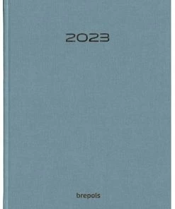 Beste Verkoop ✨ Brepols - Agenda 2023 - Nature - 7 D/ 2 P - 17,3 X 22,5 Cm - A5 - Blauw 🧨