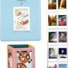 Nieuw 🔥 Wanties Instax Mini 6-in-1 Fotoalbum Set | 65-vaks Fotoalbum + 4 Magnetische Fotolijstjes + Fotohanger | Geschikt Voor (o.a.): Fujifilm Instax Mini 7s / 8 / 9 / 11 / Evo / 25 / 90 / Link / SP-2 / Liplay / Film Polaroid | Fotoboek Foto Album Fotoslinger 😉