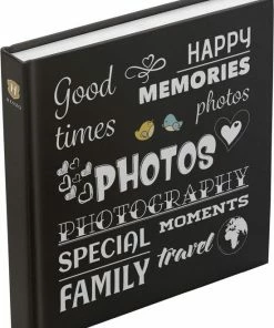 Nieuw 😀 Fotoalbum - Henzo - Fantasy Wording - 400 Foto's - Zwart 🔔
