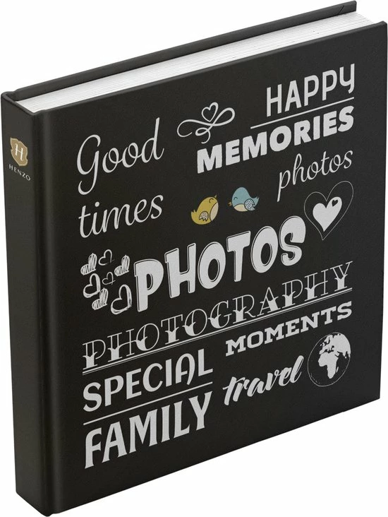Nieuw π Fotoalbum - Henzo - Fantasy Wording - 400 Foto's - Zwart π 2 Nieuw π Fotoalbum - Henzo - Fantasy Wording - 400 Foto's - Zwart π