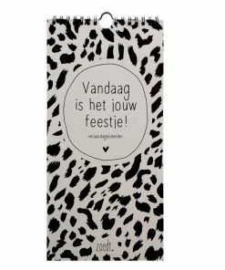 Promo ✨ Zoedt Verjaardagskalender - Grijsboard - Ringband 🔔