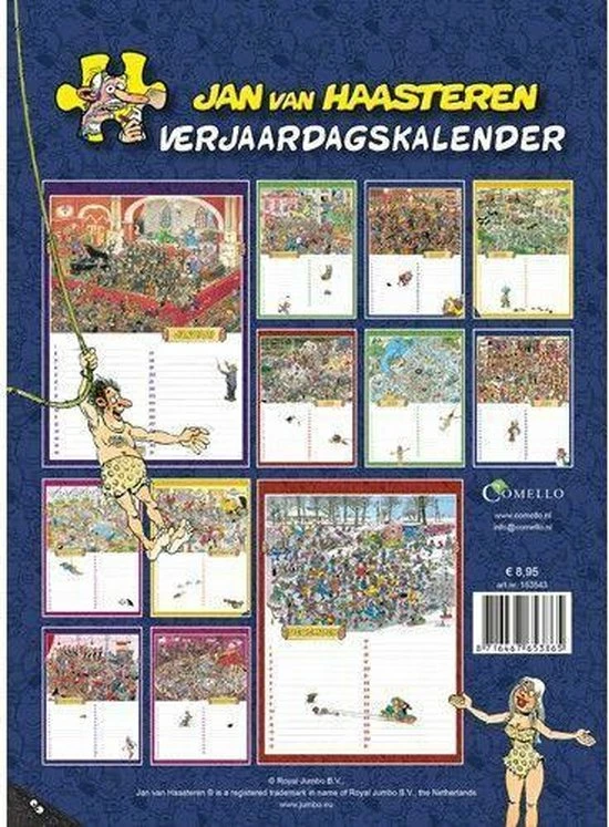 Beste deal ❤️ Comello Jan Van Haasteren Verjaardagskalender ✨ 4 Beste deal ❤️ Comello Jan Van Haasteren Verjaardagskalender ✨ - Afbeelding 2
