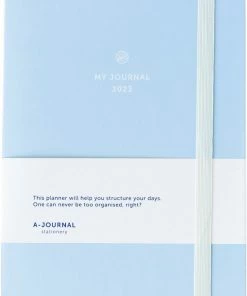 Aanbiedingen 🔔 A-journal My Journal Agenda - 2023 - Lavendel Blauw - A5 🤩
