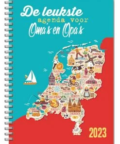 Kopen 🔥 Caroline Sanders De Leukste Agenda Voor Oma's En Opa's 2023 - Herinneringsboek Met 40 Uitstapjes - Invulboek Kado Vader Moeder 😀