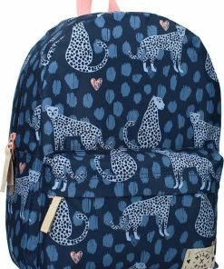 Uitgang ✔️ Milky Kiss Clever 👧 Girls - Rugzak - Schooltas Meisje - Blauw - Panter 🧨 -ACROPAQ Shop 550x760 1