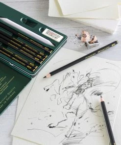 Beste deal 🎁 Faber-Castell Grafietpotlood - Pitt Mat - Blik 11 Stuks - FC-115220 😍 -ACROPAQ Shop 550x777