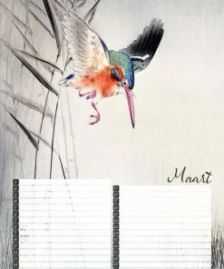 Nieuw 😍 Studio Colori Verjaardagskalender Vogelprenten Van De Japanse Meester Koson - Wandkalender A4 - Niet Jaargebonden 🥰 -ACROPAQ Shop 550x778 6