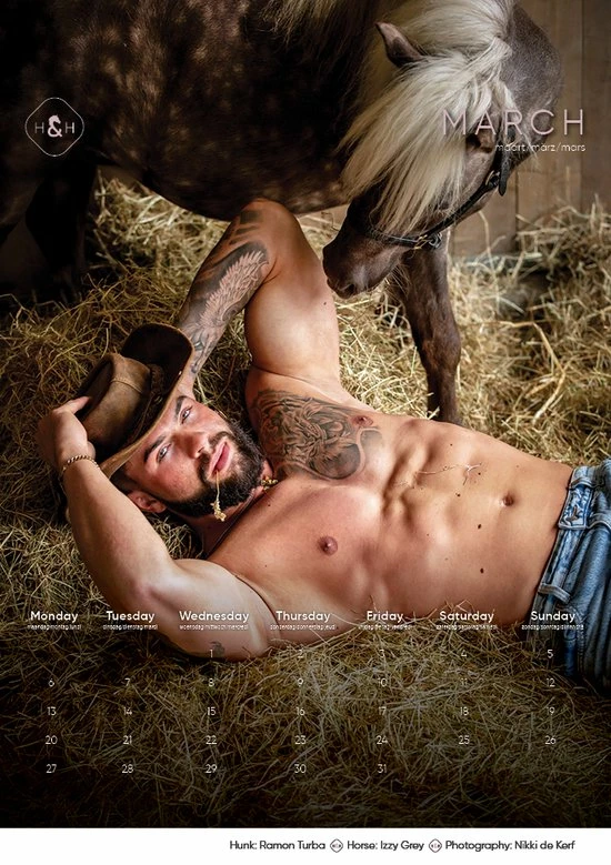 Beste Pirce ๐ Horse And Hunk Kalender 2023 ๐งจ 16 Beste Pirce ๐ Horse And Hunk Kalender 2023 ๐งจ - Afbeelding 14