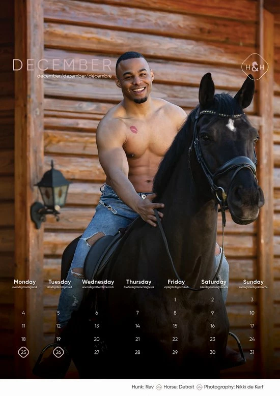 Beste Pirce ๐ Horse And Hunk Kalender 2023 ๐งจ 6 Beste Pirce ๐ Horse And Hunk Kalender 2023 ๐งจ - Afbeelding 4