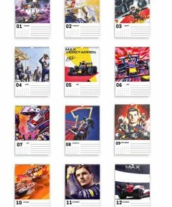 Uitgang 🥰 Holland Rose Verjaardagskalender Max Verstappen A5 Formaat | Formule 1 | Kalender | Cadeau | Max Verstappen | F1 | Red Bull Racing | Maandkalender 🔔 -ACROPAQ Shop 550x780 3