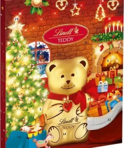 Hete verkoop ⭐ Lindt Teddy Adventskalender Chocolade - 24 Dagen ⭐