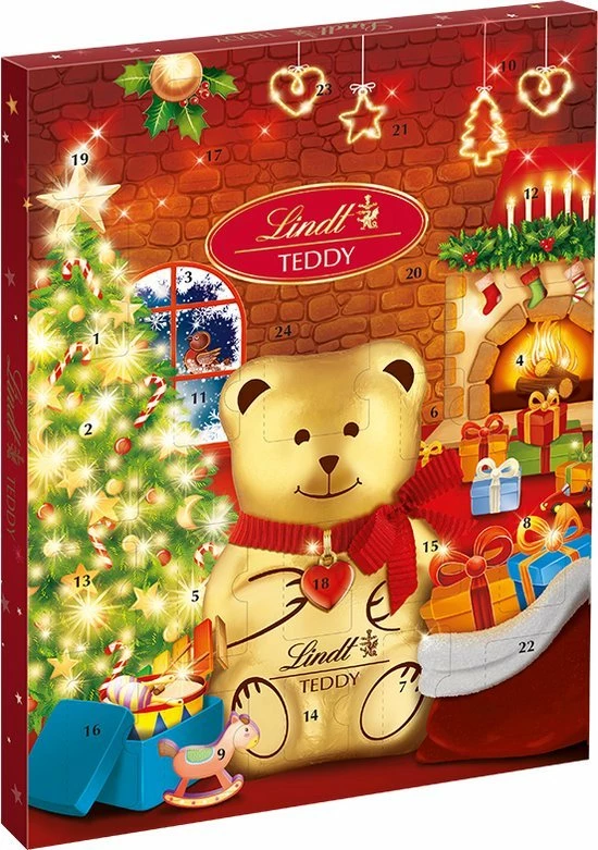 Hete verkoop ⭐ Lindt Teddy Adventskalender Chocolade - 24 Dagen ⭐ 3 Hete verkoop ⭐ Lindt Teddy Adventskalender Chocolade - 24 Dagen ⭐