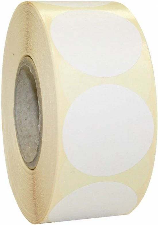 Beste deal π 500 Etiketten Rond Wit Sticker 35 Mm Op Rol - Label Stickers Gekleurd - Telano π 3 Beste deal π 500 Etiketten Rond Wit Sticker 35 Mm Op Rol - Label Stickers Gekleurd - Telano π