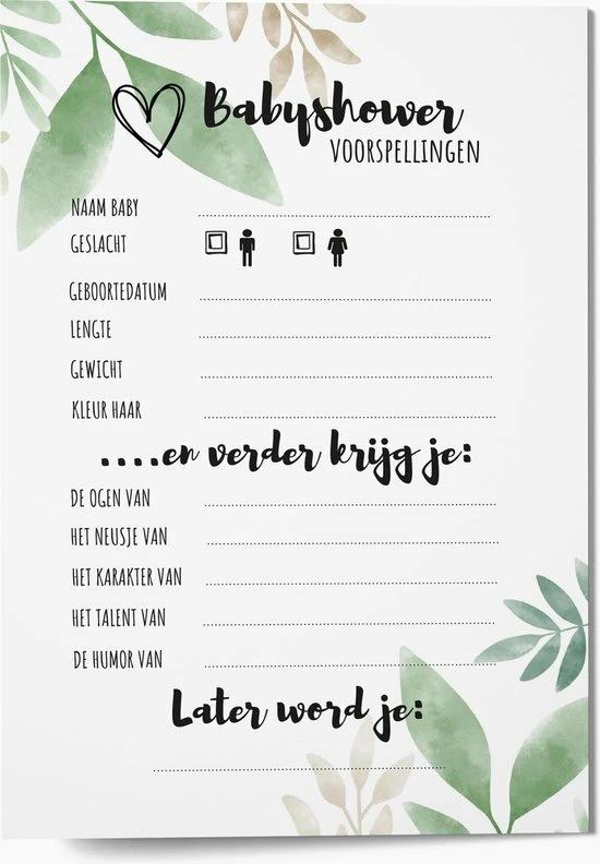 Korting โ Illustrations By Renée Babyshower Spelletjes: 25 Babyshower Invulkaarten + Babyshower Alfabet Spel ๐ 5 Korting โ Illustrations By Renée Babyshower Spelletjes: 25 Babyshower Invulkaarten + Babyshower Alfabet Spel ๐ - Afbeelding 3