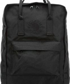Groothandel ✔️ Fjallraven Fjällräven Re-Kånken Unisex Rugzak - Black 🎁 -ACROPAQ Shop 550x804