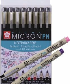 Begroting 😍 Sakura Pigma Micron PN Set 8 Verschillende Kleuren ❤️ -ACROPAQ Shop 550x805 1