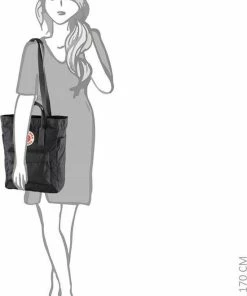 Nieuw 🤩 Fjallraven Fjällräven Kånken Totepack Unisex Rugzak - Black 🎉 -ACROPAQ Shop 550x812 2