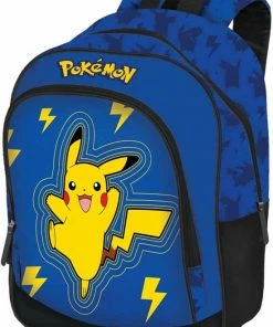 Nieuw 🎁 Pokemon Pikachu Rugzak - Rugtas - Basisschool - Blauw/geel 😉