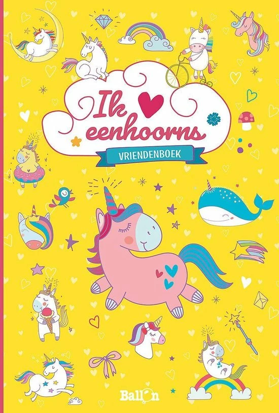 Gloednieuw π Ballon Media Vriendenboek 0 - Vriendenboek Eenhoorns π 3 Gloednieuw π Ballon Media Vriendenboek 0 - Vriendenboek Eenhoorns π
