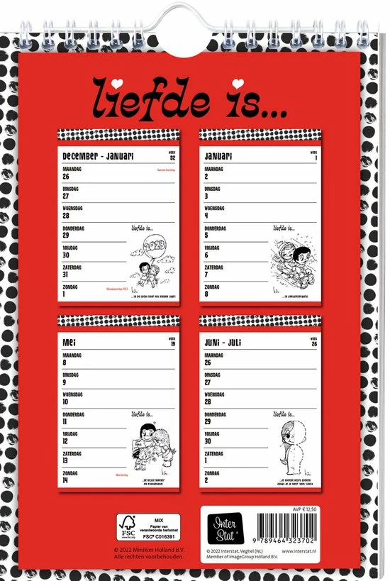 Beste deal π₯ Interstat Liefde Is - Weekkalender - 2023 β€οΈ 4 Beste deal π₯ Interstat Liefde Is - Weekkalender - 2023 β€οΈ - Afbeelding 2