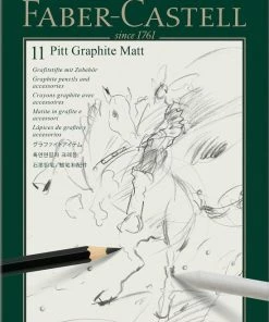 Beste deal 🎁 Faber-Castell Grafietpotlood - Pitt Mat - Blik 11 Stuks - FC-115220 😍 -ACROPAQ Shop 550x822