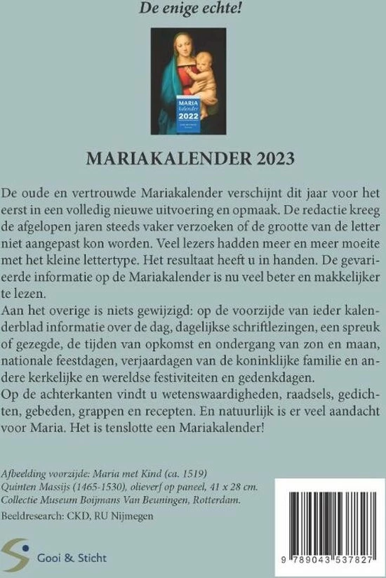 Promo π Kalenderwinkel.nl Maria Kalender 2023 π₯° 4 Promo π Kalenderwinkel.nl Maria Kalender 2023 π₯° - Afbeelding 2