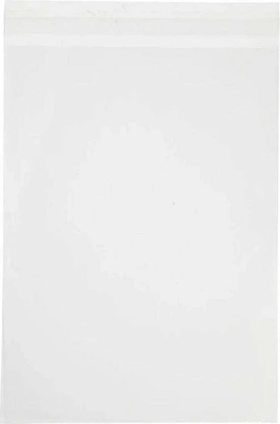 Kopen ✨ Creotime Cellofaan Zakjes 23 X 16,8 Cm 50 Stuks Transparant ✔️ 5 Kopen ✨ Creotime Cellofaan Zakjes 23 X 16,8 Cm 50 Stuks Transparant ✔️ - Afbeelding 3